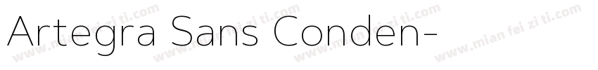 Artegra Sans Conden字体转换